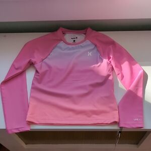 Hurley Long-sleeve Swim Top Rash Guard, NWT. Top Only.